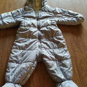 Svetlo sivi skafander za bebe, veličina 74
