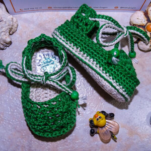 🌿 KlotGoget – ručno heklane bebi polusandale i patofnice 👣✨ "Od prvog dana do prvog rođendana" 💛